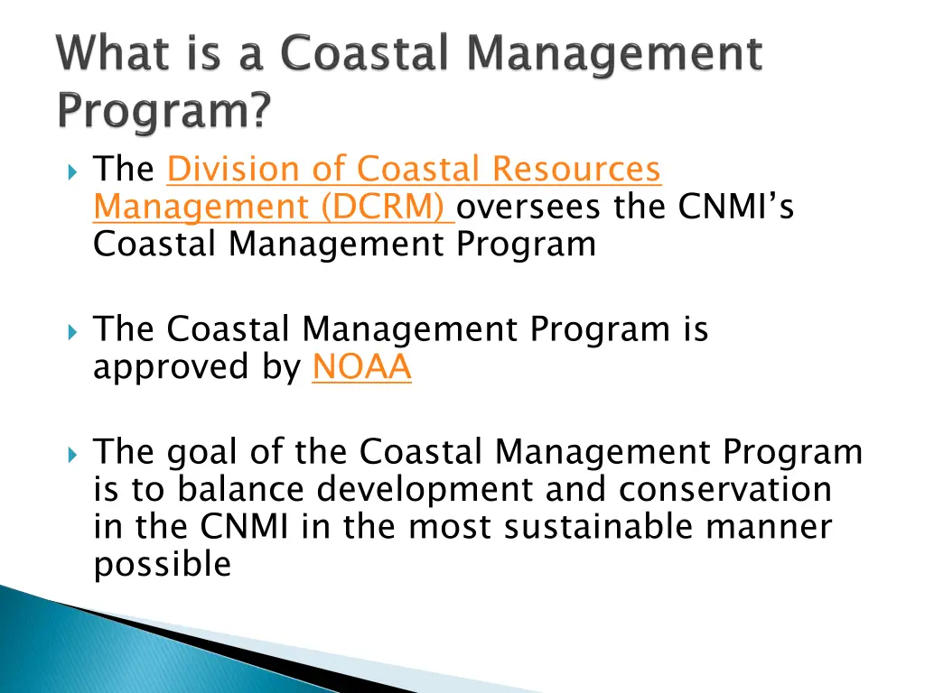 the division of coastal resources management dcrm