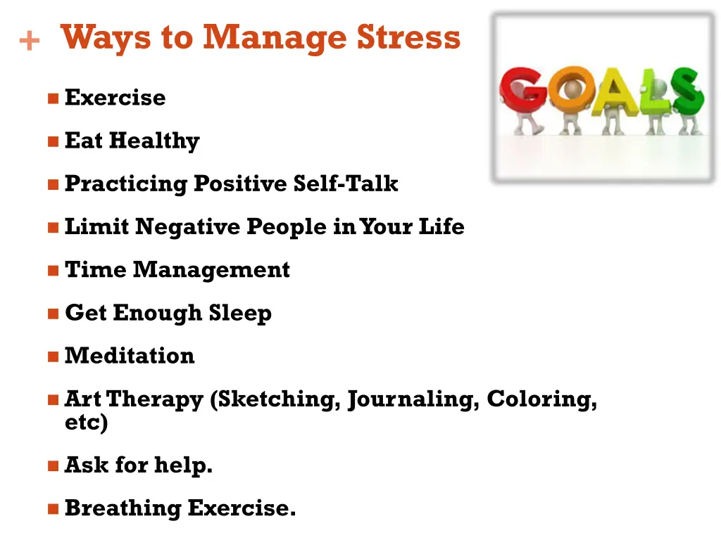 ways to manage stress