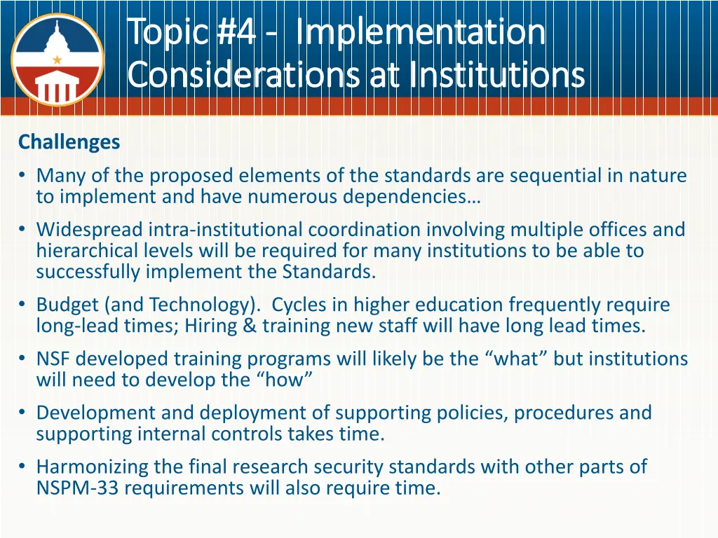 topic 4 topic 4 implementation implementation