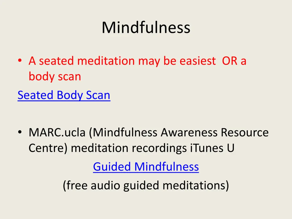 mindfulness