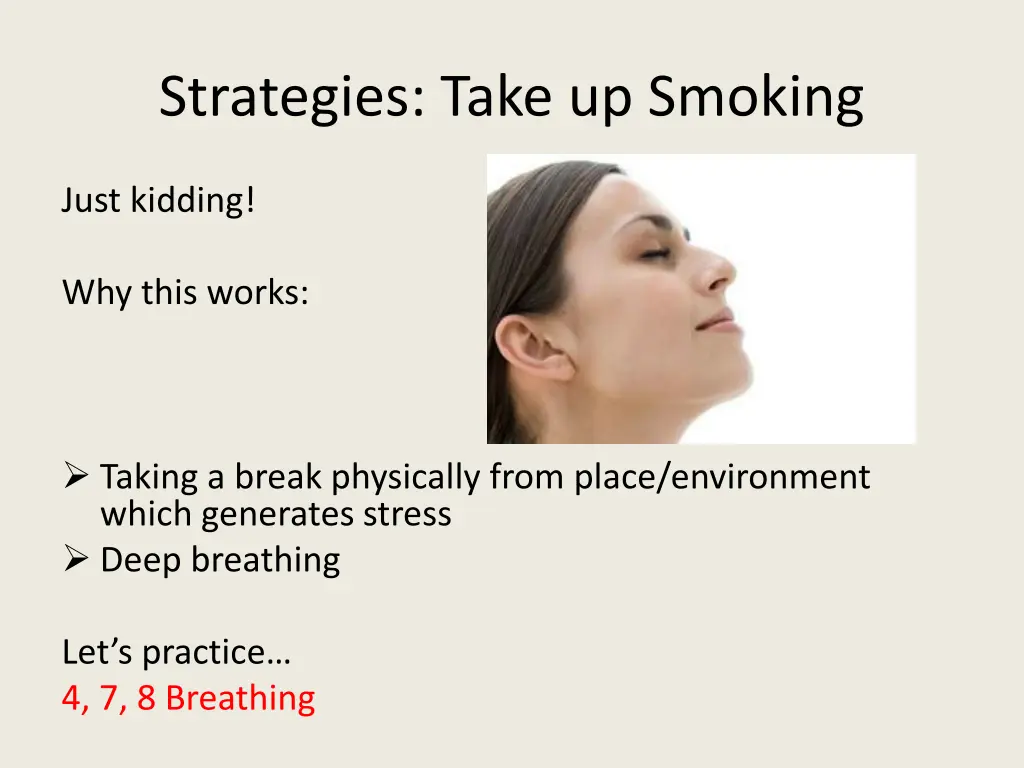 strategies take up smoking
