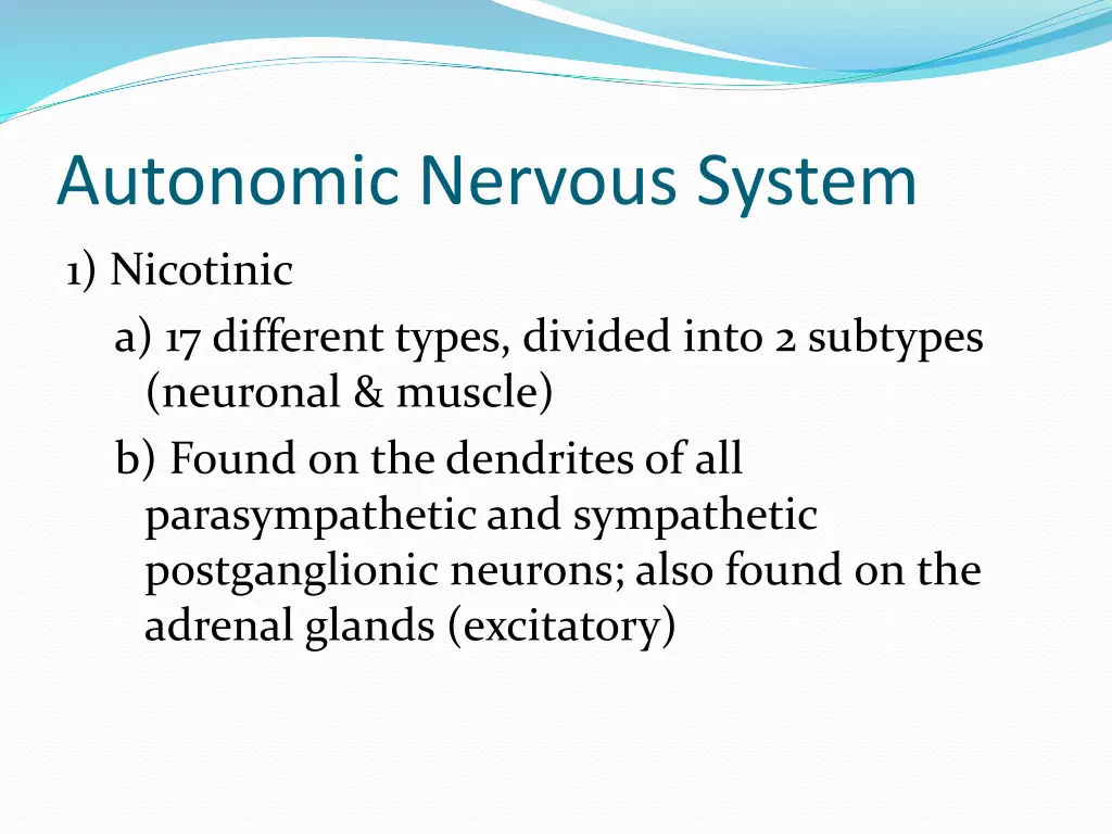 autonomic nervous system 1