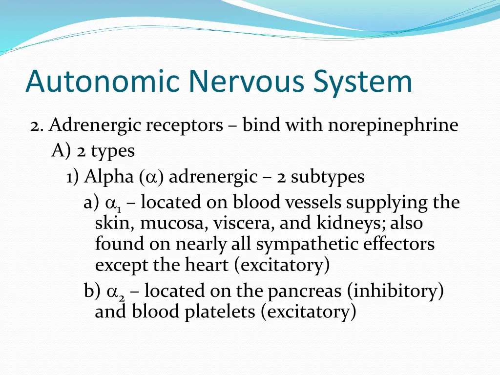 autonomic nervous system 2
