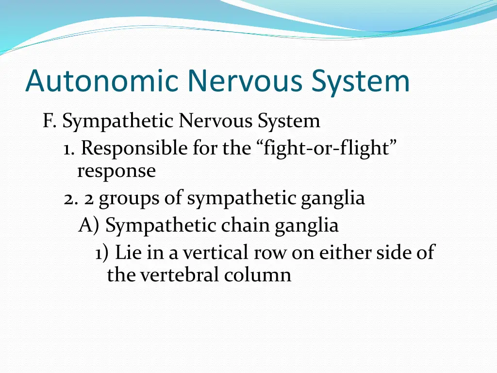 autonomic nervous system 6