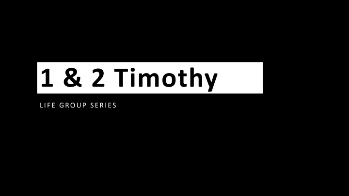 1 2 timothy