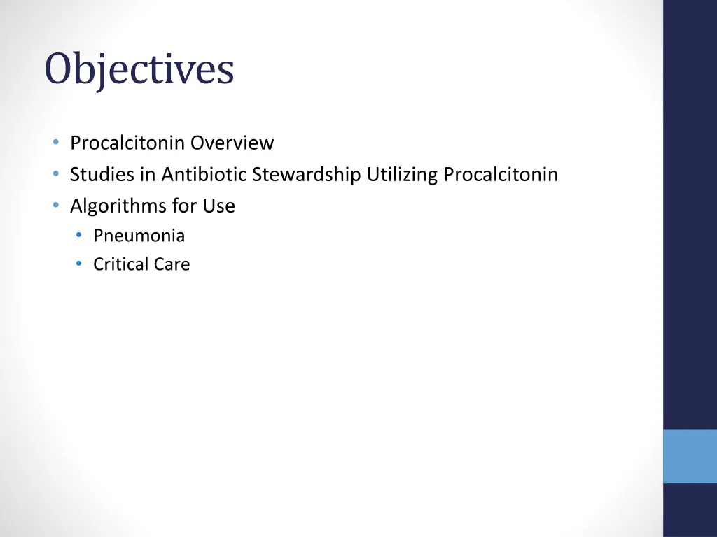 objectives