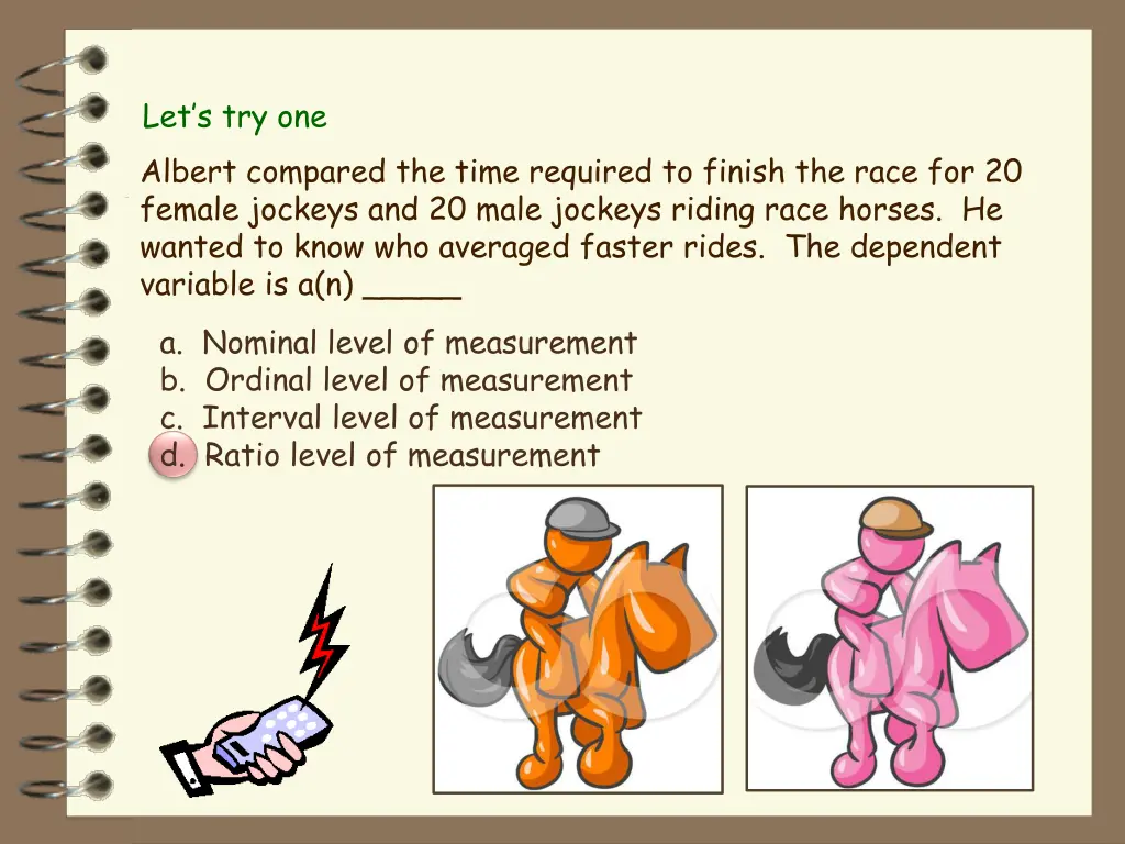 let s try one albert compared the time required 1