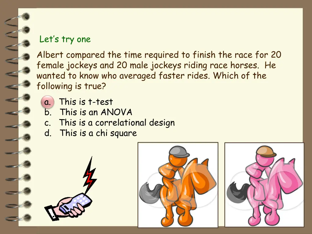 let s try one albert compared the time required 4