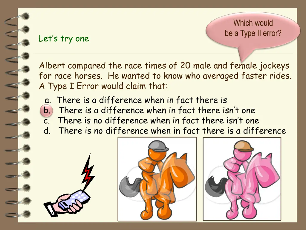 which would be a type ii error