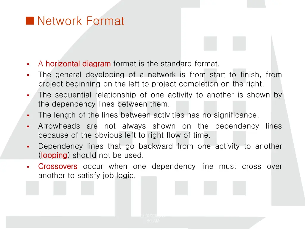 network format