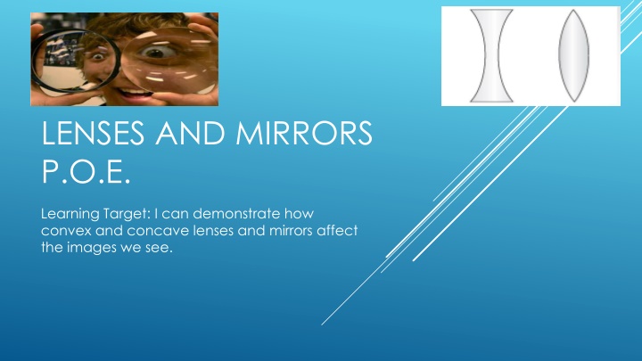 lenses and mirrors p o e