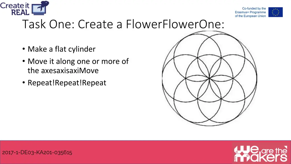 task one create a flowerflowerone
