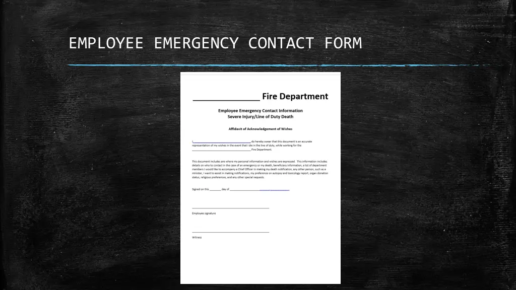 employee emergency contact form 4