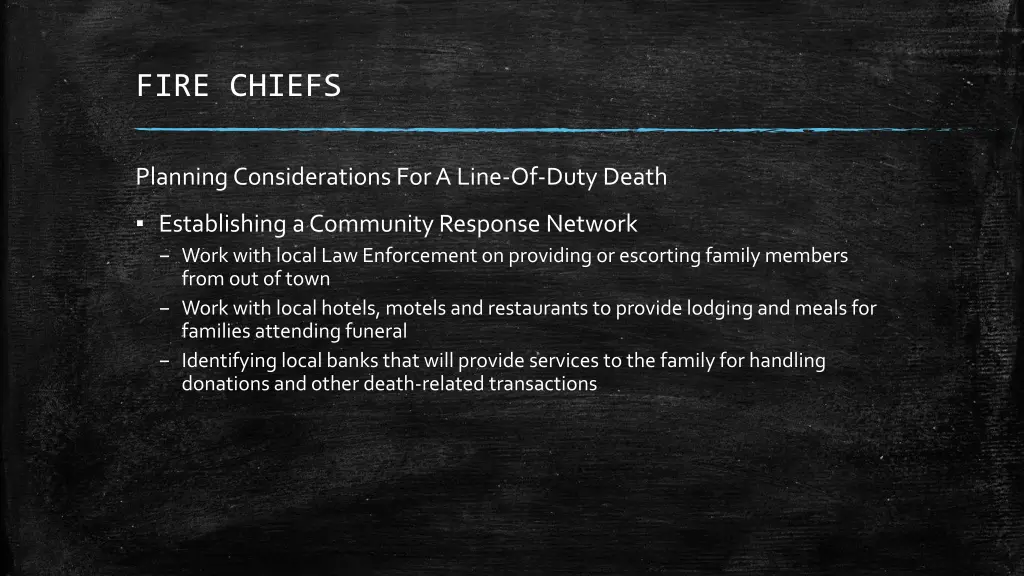 fire chiefs 11
