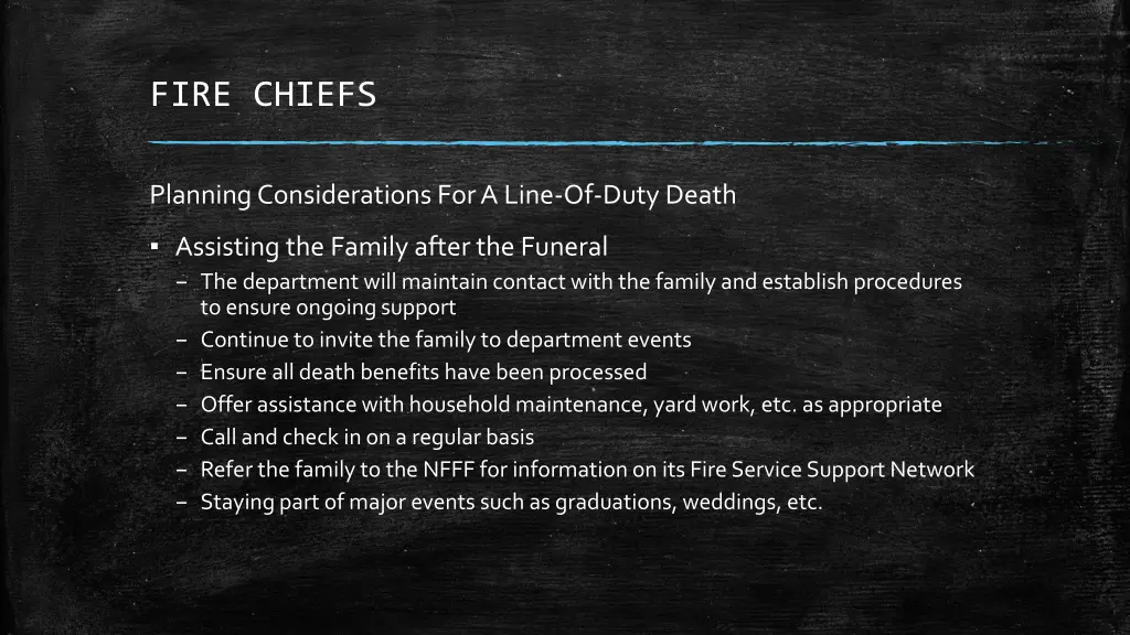 fire chiefs 14