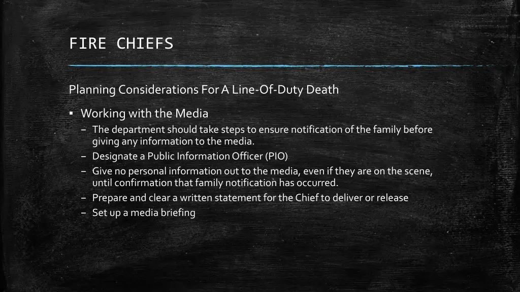 fire chiefs 9