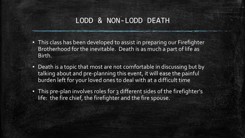 lodd non lodd death