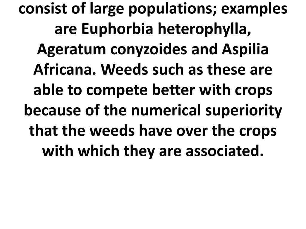 consist of large populations examples