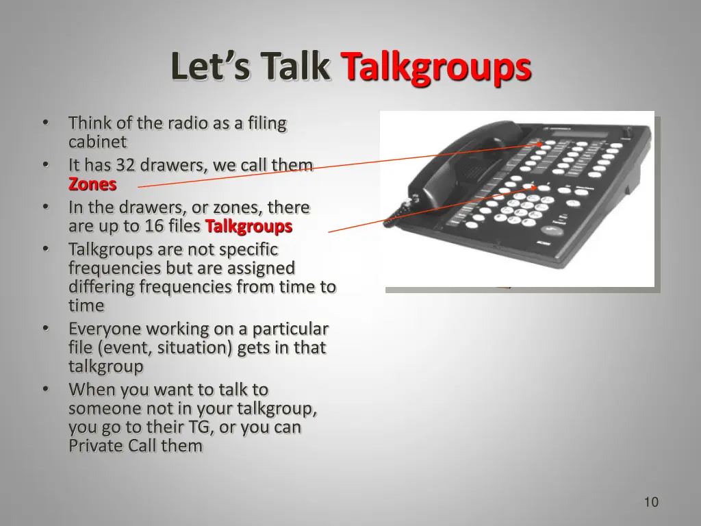let s talk talkgroups