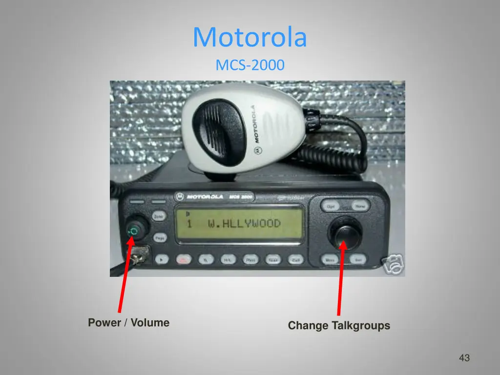 motorola mcs 2000
