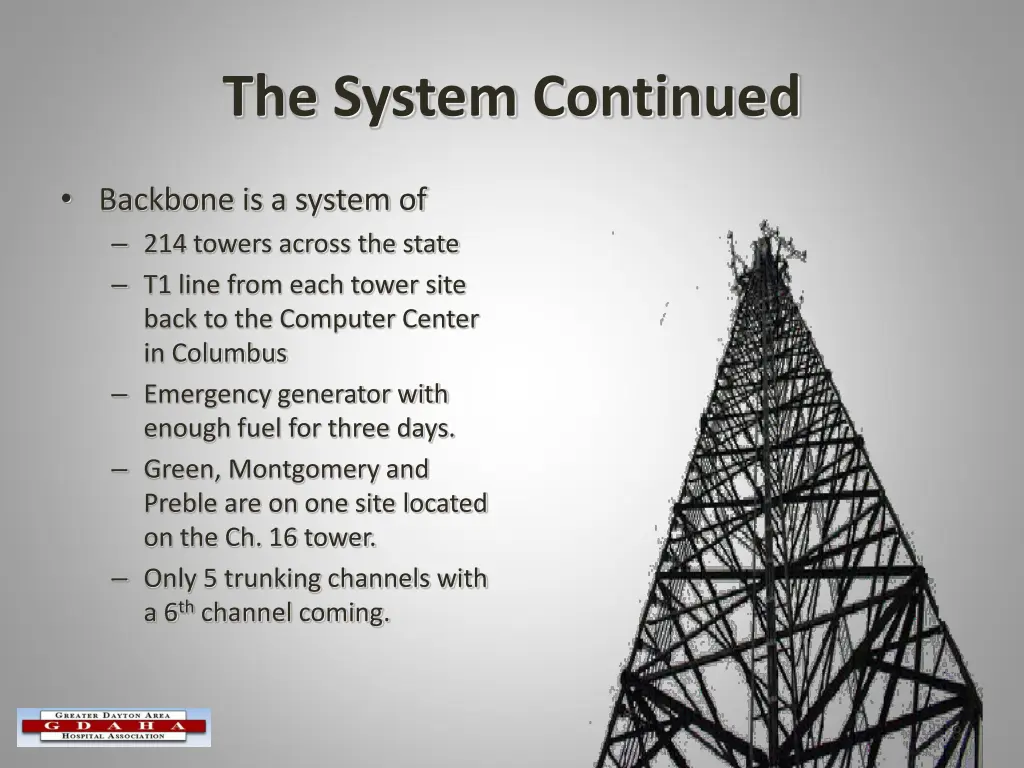 the system continued