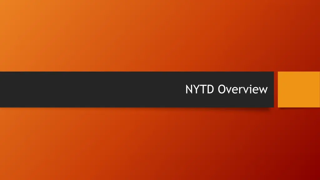 nytd overview