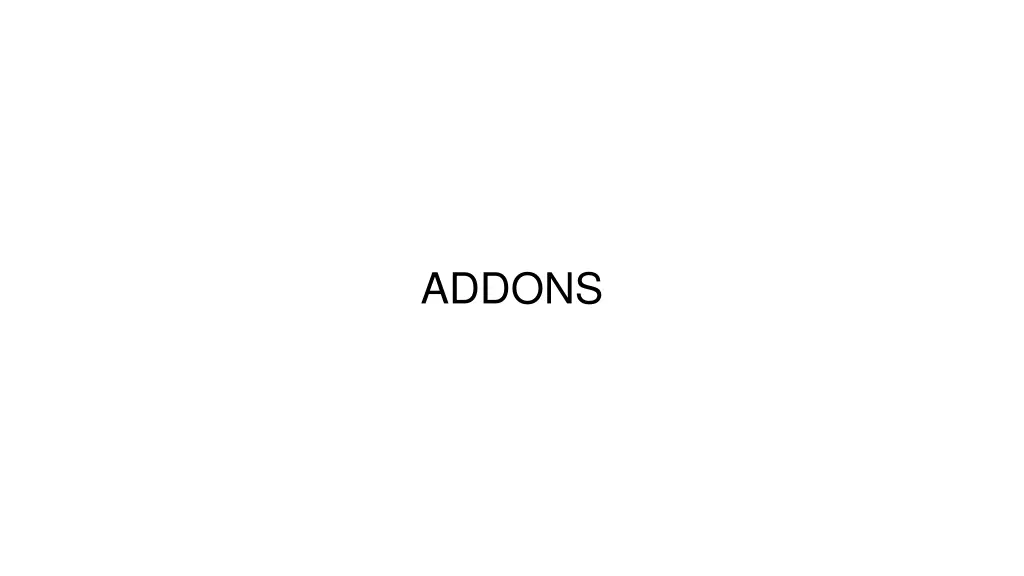 addons