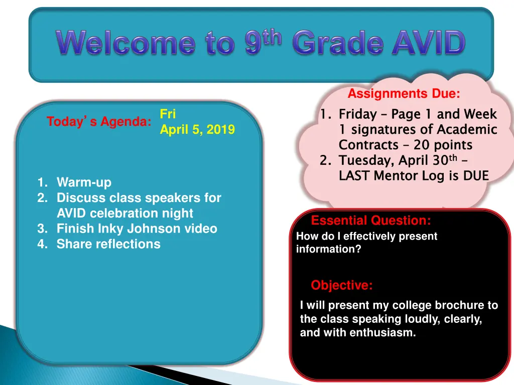assignments due 1 friday 1 signatures of academic 3