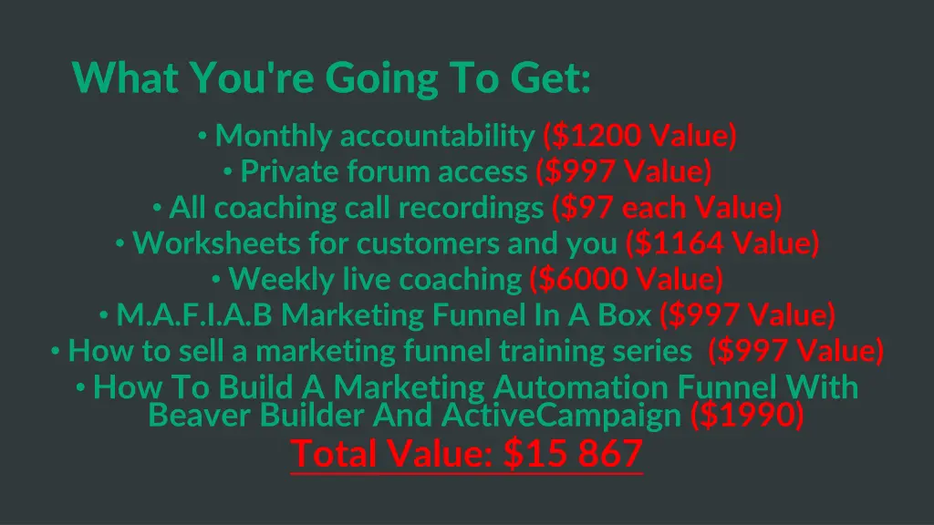 what you re going to get monthly accountability 1