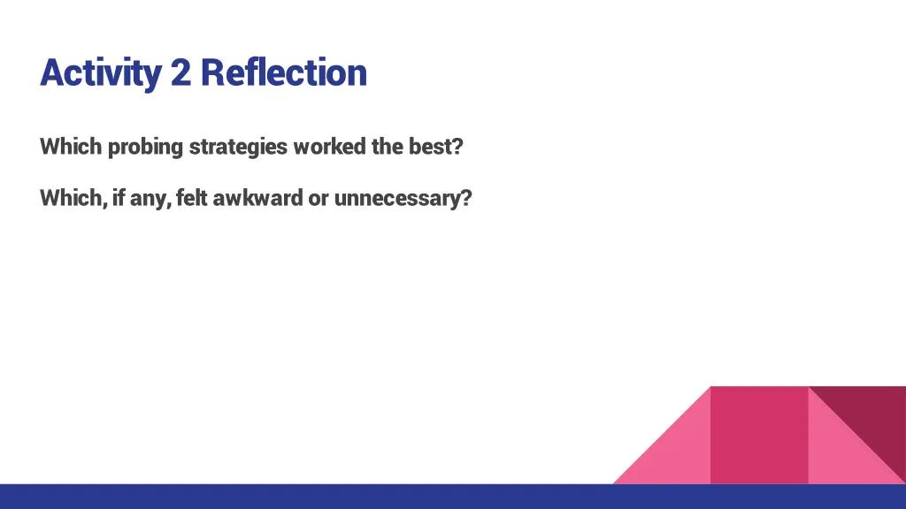 activity 2 reflection