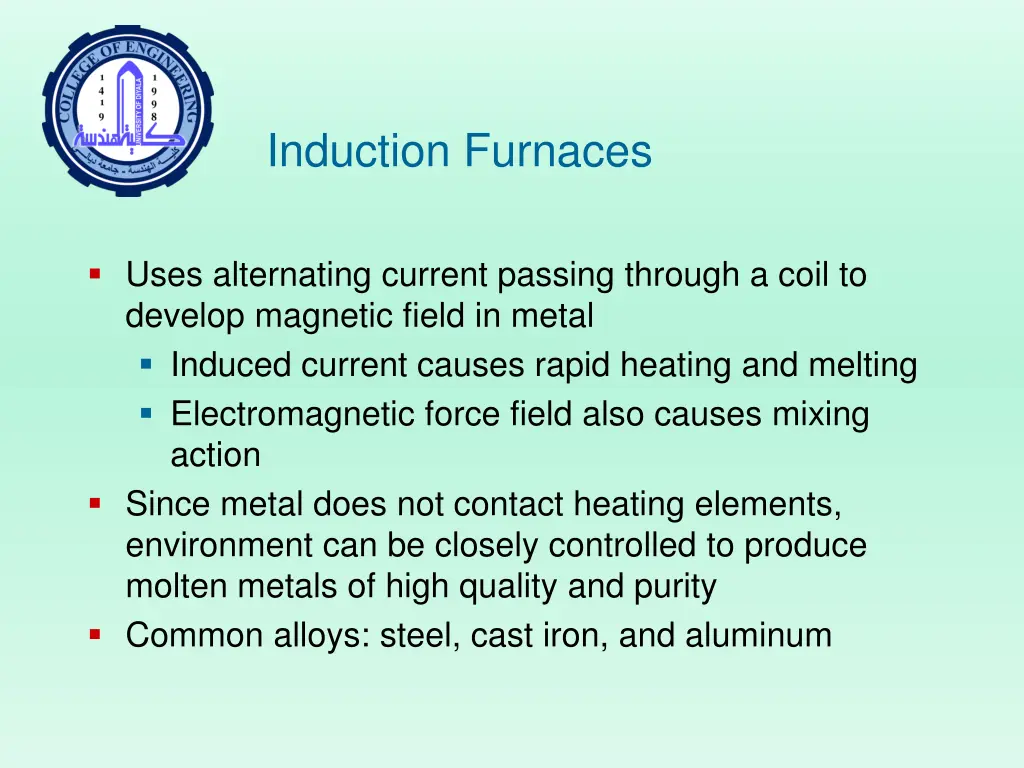 induction furnaces
