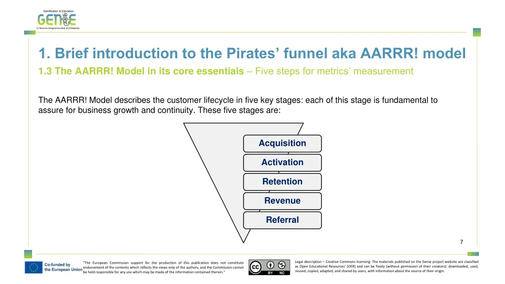 1 brief introduction to the pirates funnel 2