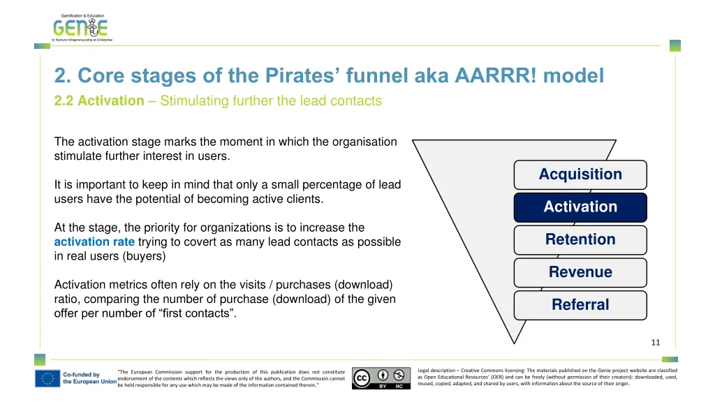 2 core stages of the pirates funnel aka aarrr 1