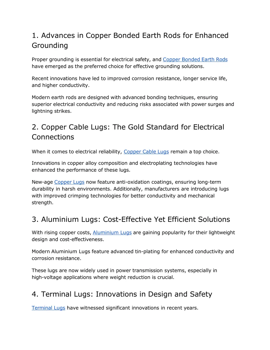1 advances in copper bonded earth rods