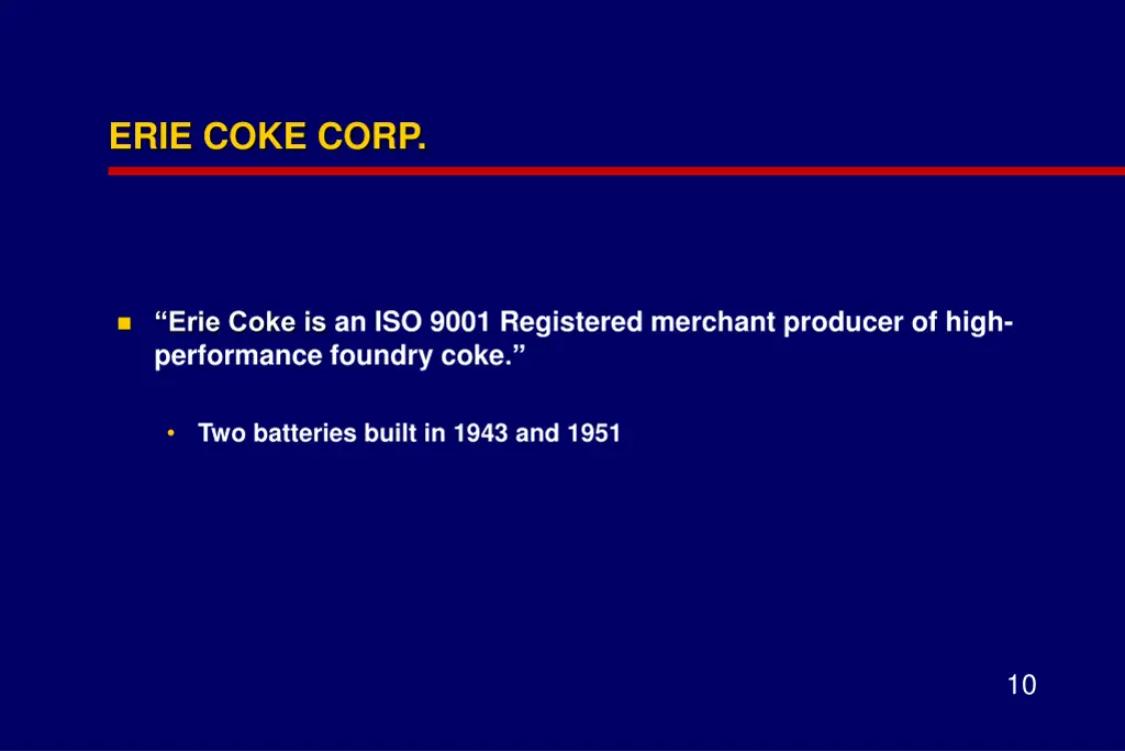erie coke corp