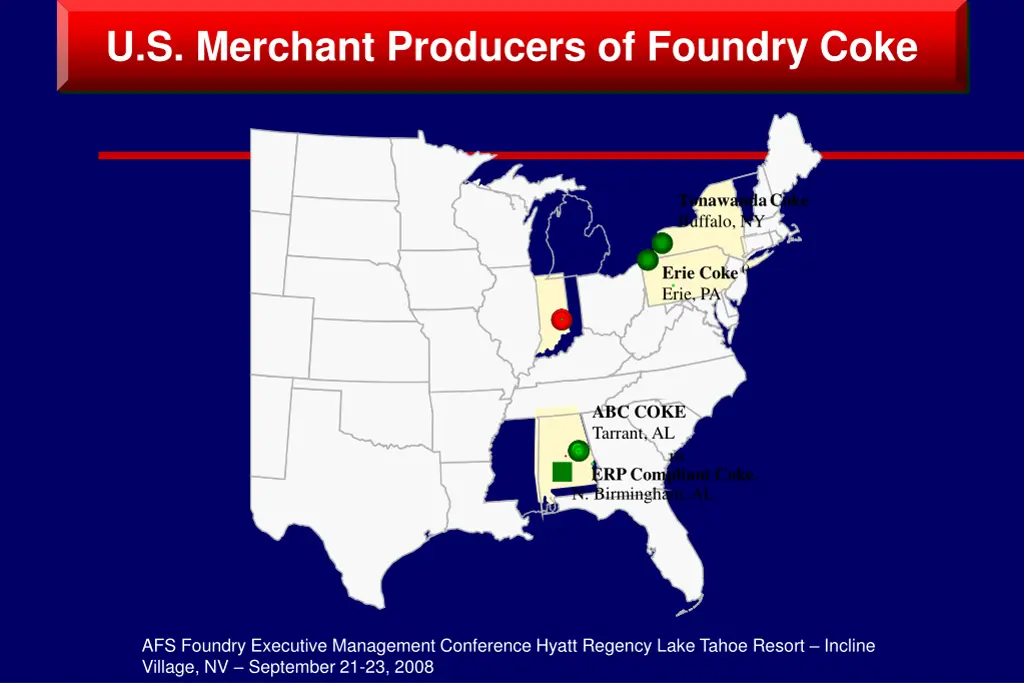 u s merchant producers of foundry coke