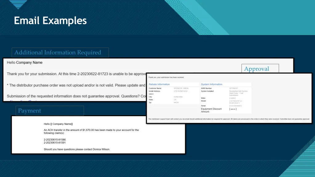 click to edit master title style email examples