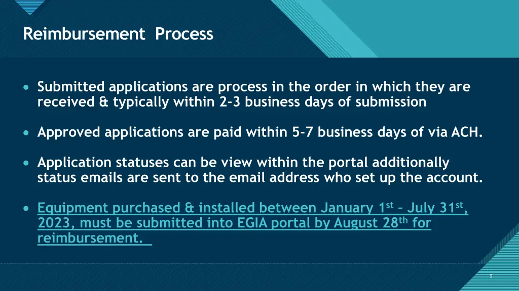 click to edit master title style reimbursement 1