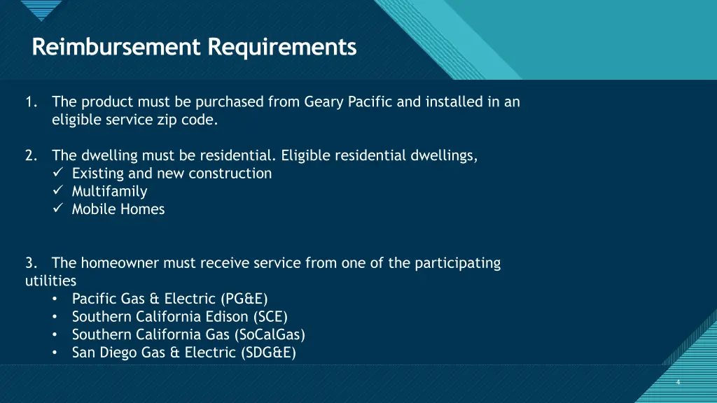 click to edit master title style reimbursement