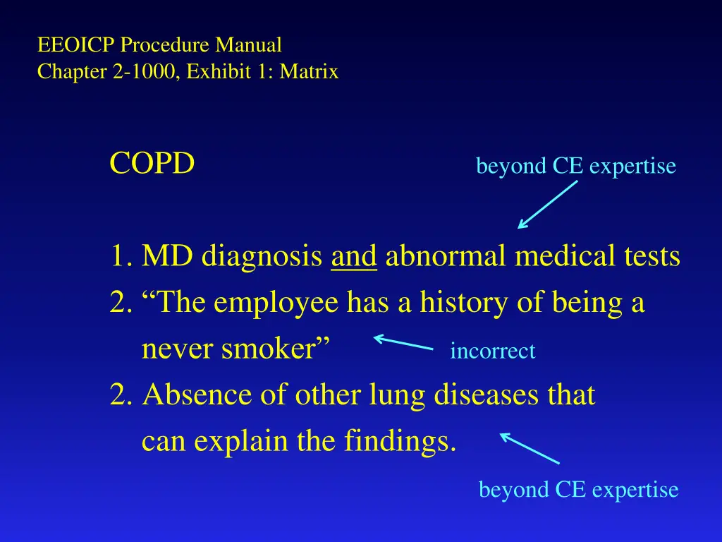 eeoicp procedure manual chapter 2 1000 exhibit 1