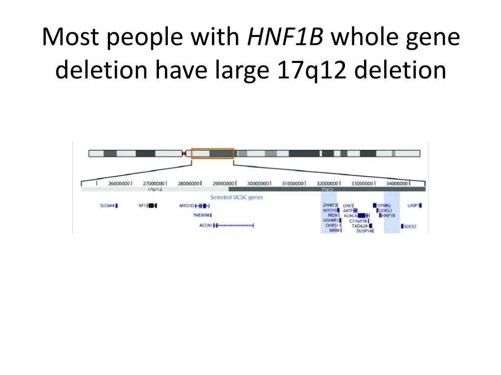 most people with hnf1b whole gene deletion have