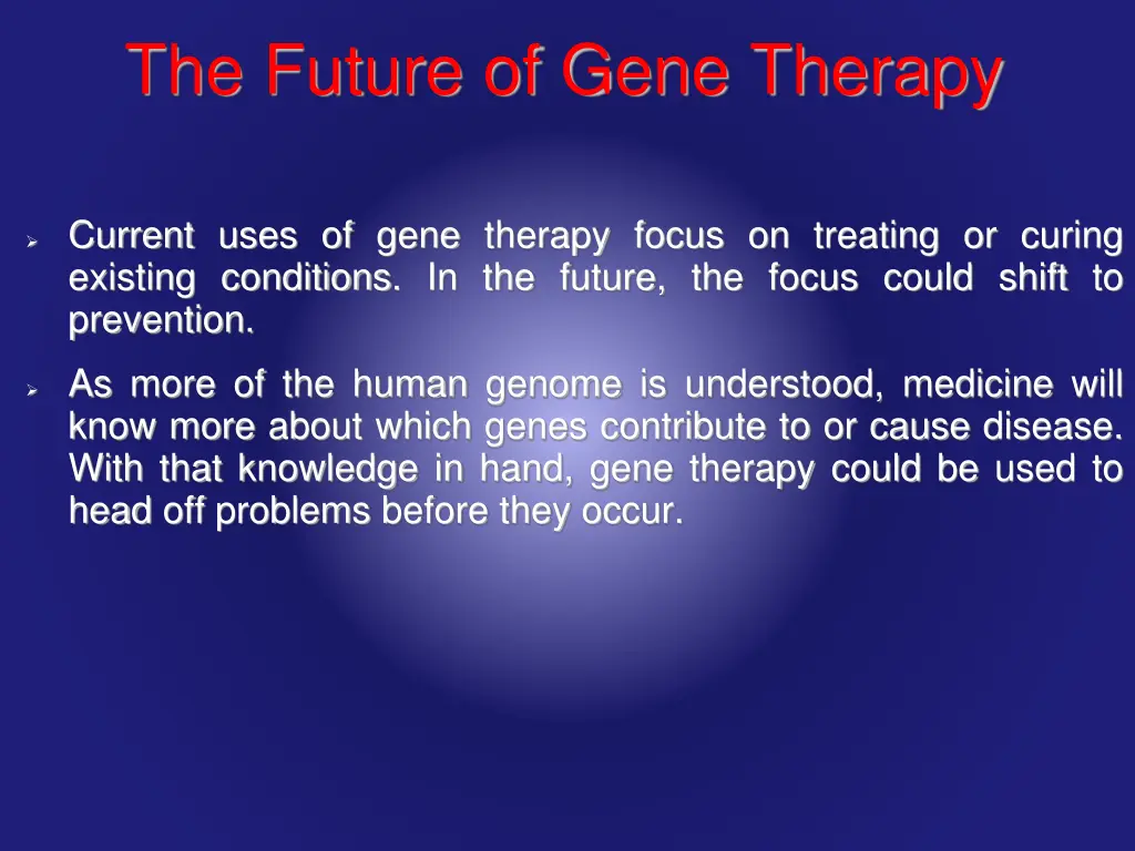 the future of gene therapy