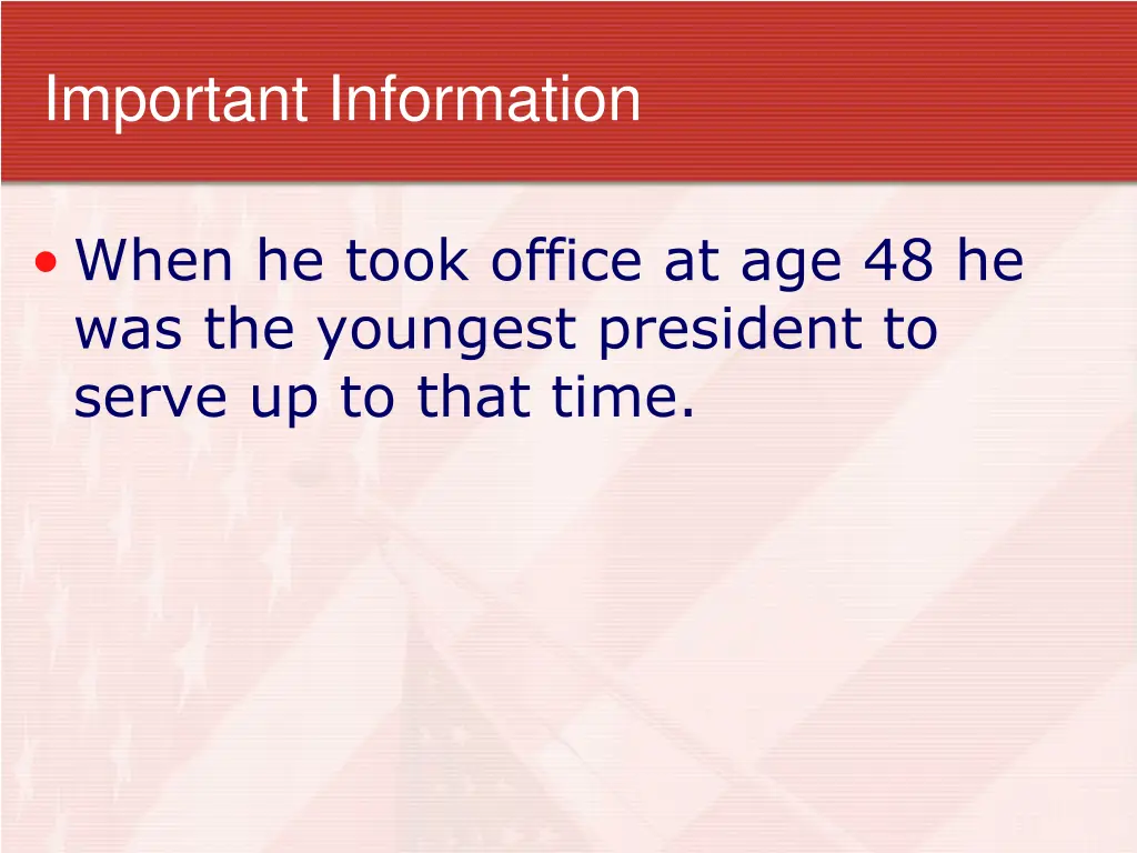 important information