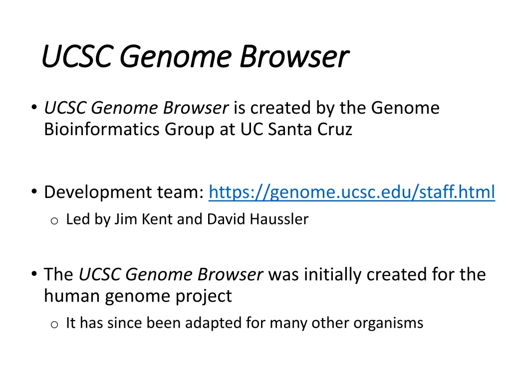 ucsc genome browser ucsc genome browser