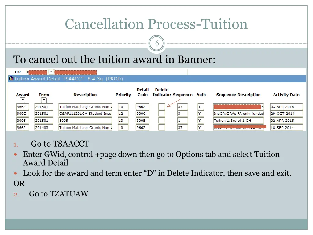 cancellation process tuition