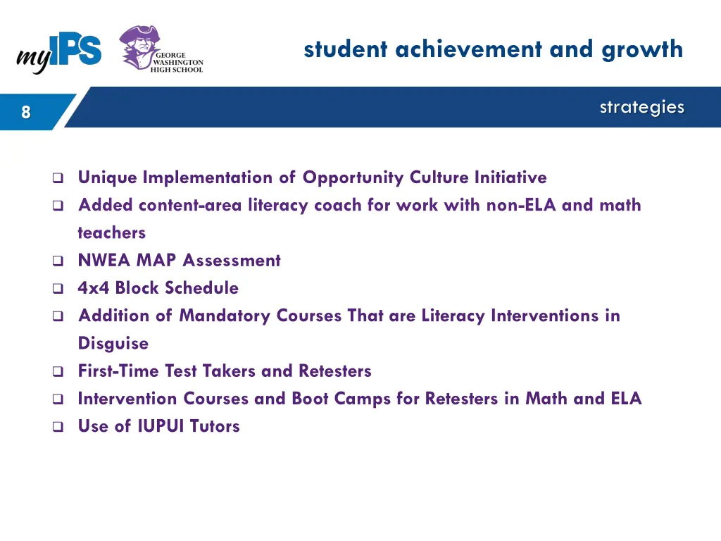student achievement and growth