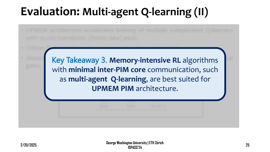 evaluation multi agent q learning ii