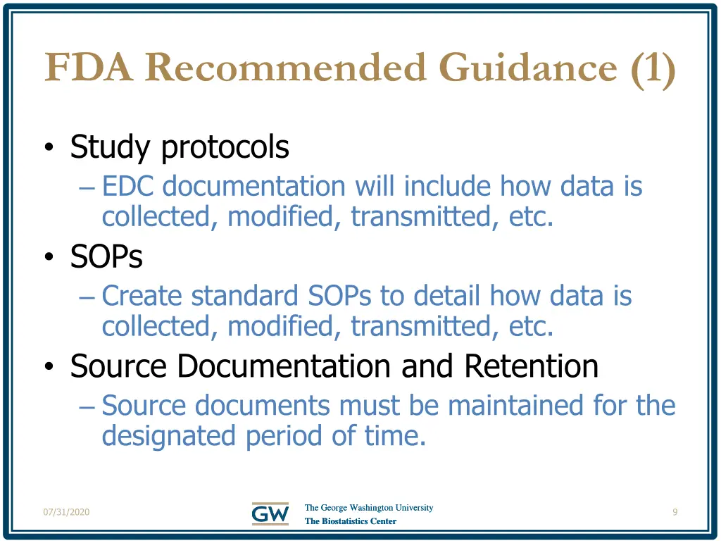 fda recommended guidance 1