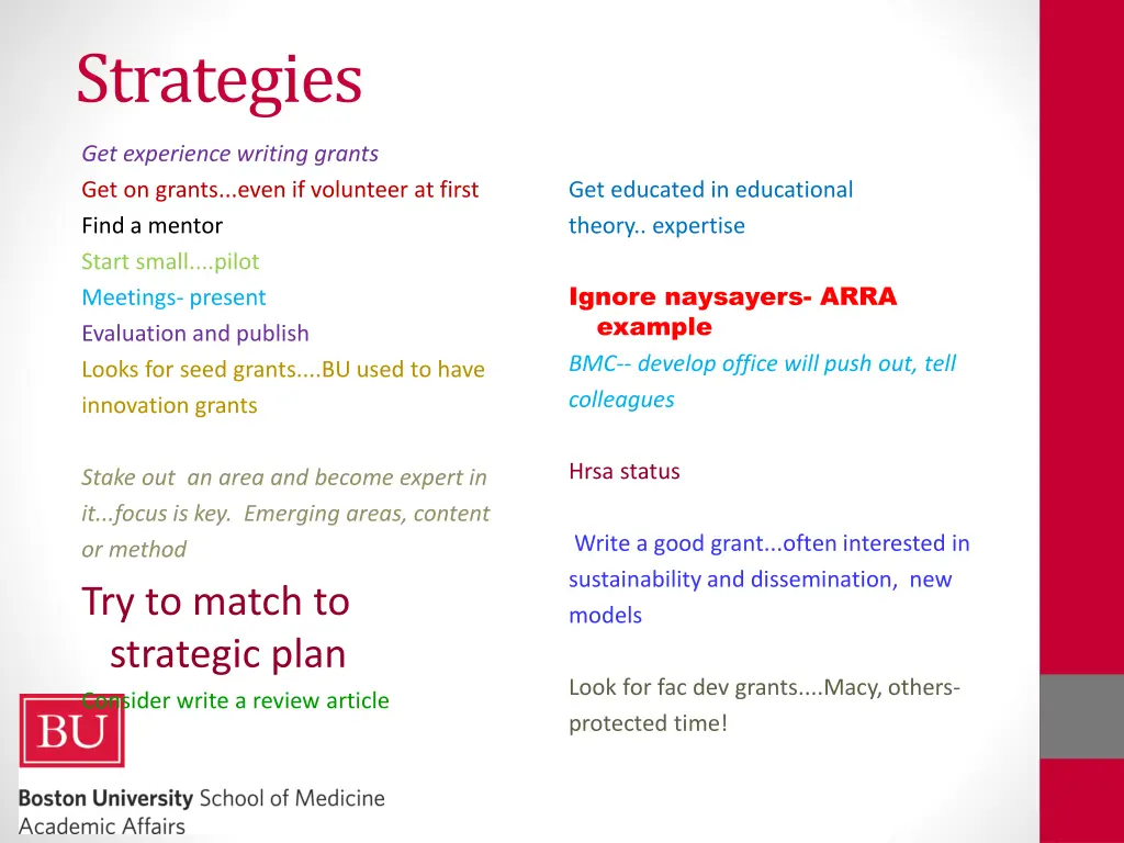 strategies