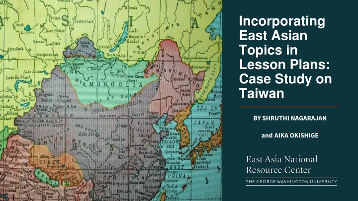 incorporating east asian topics in lesson plans